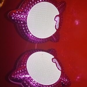 Bratz mini hot pink laptop speakers